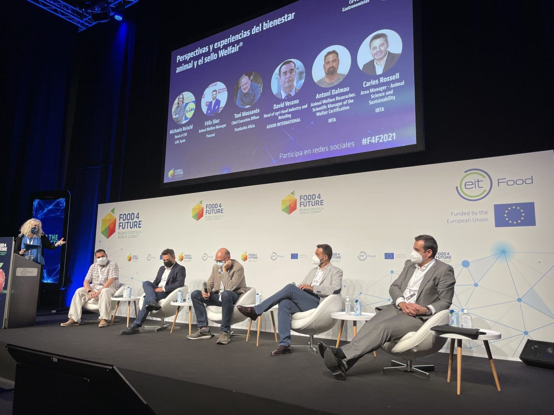 Xerrada benestar animal Welfair al congrés Food 4 Future