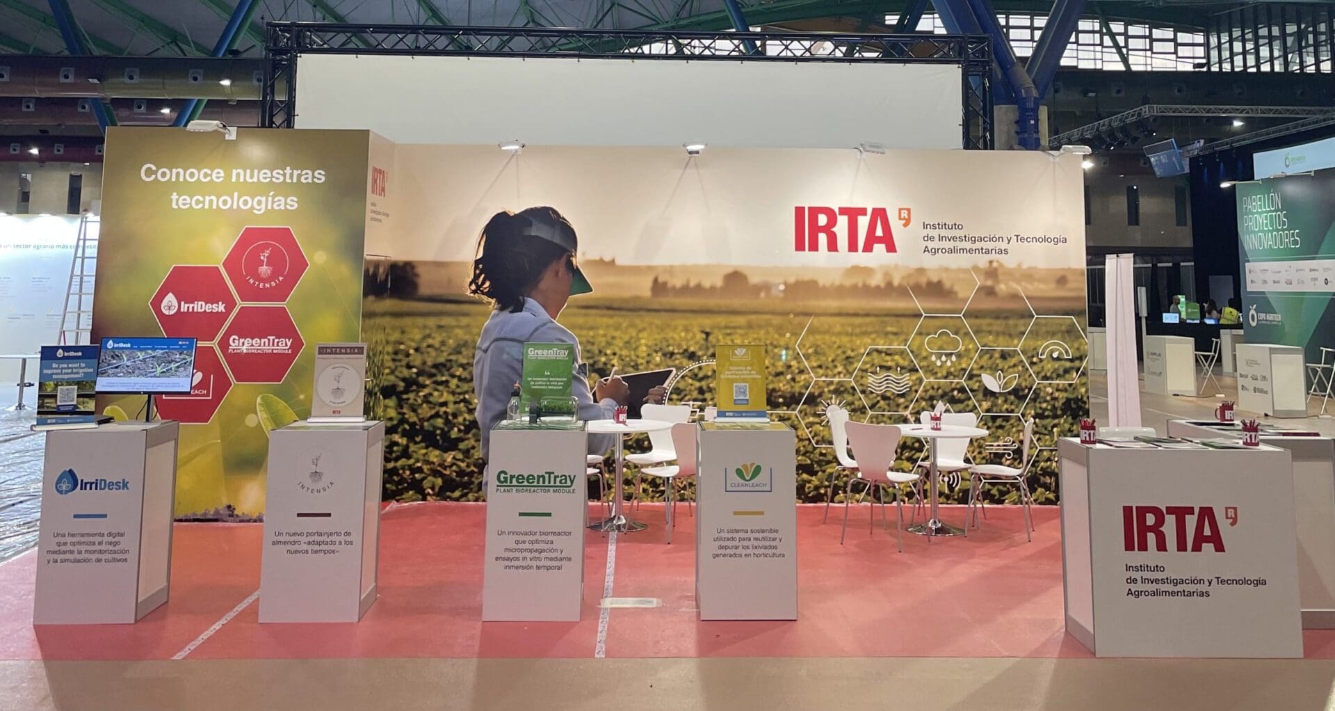 Stand de l'IRTA al Expo AgriTech 2024