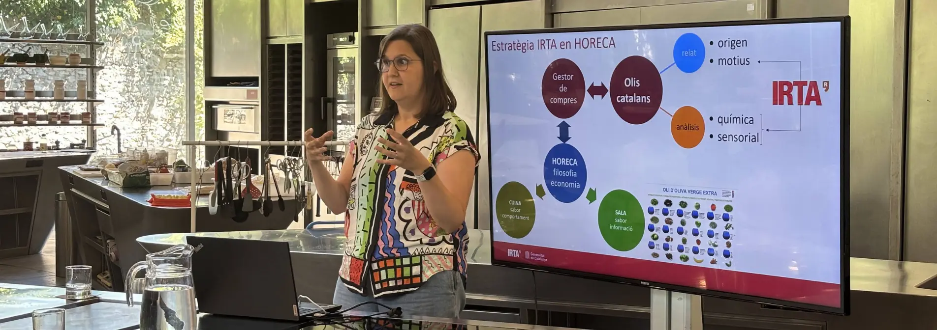 IRTA ha compartit amb la Fundació Alícia els avenços en l’estudi culinari de l’oli