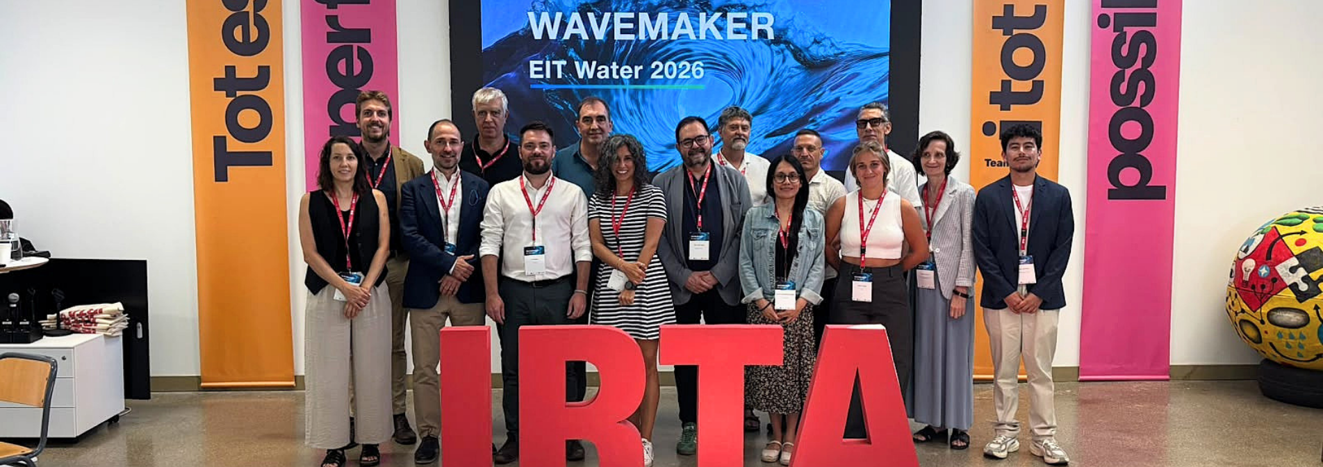 L’IRTA reforça el seu paper en la innovació per afrontar els reptes de l’aigua a Catalunya en el marc d’EIT WATER