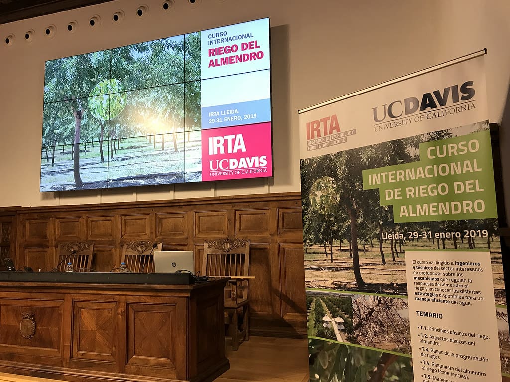 Curso Internacional de Riego en Almendro IRTA-UCDavis 2019