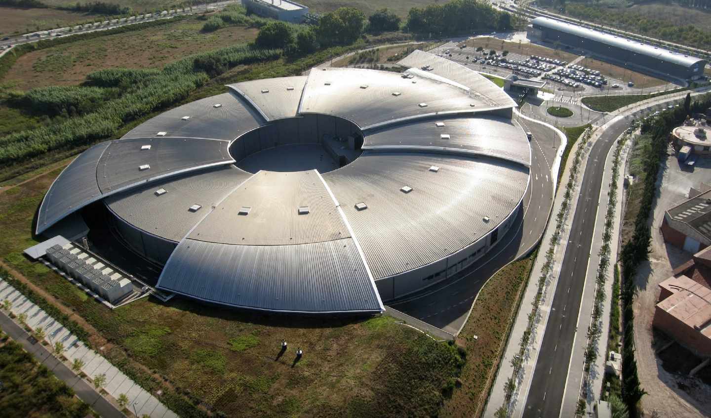Foto aérea del Sincrotrón ALBA