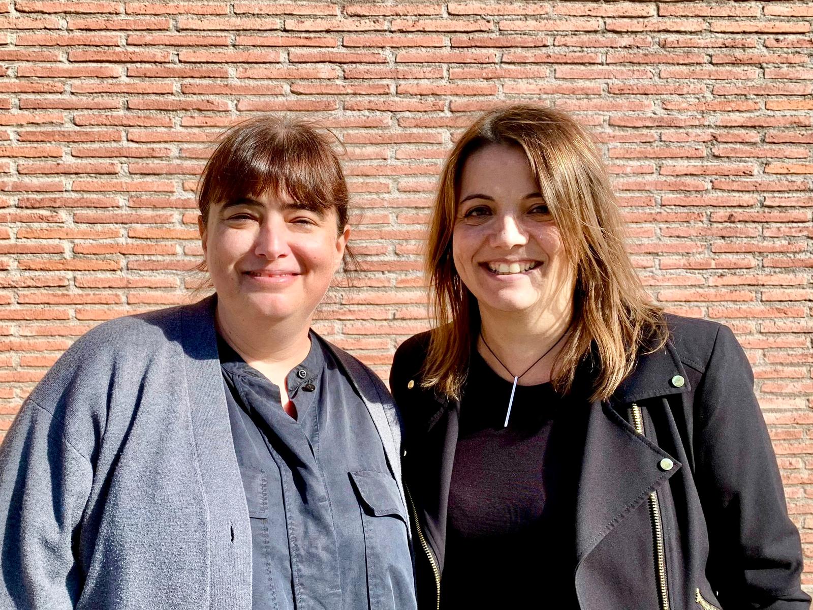 Les investigadores Núria Izquierdo-Useros i Júlia Vergara-Alert